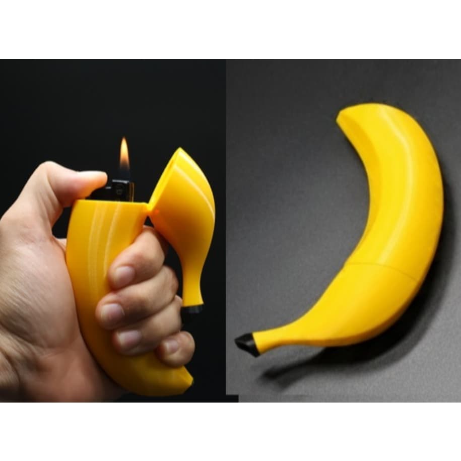 Estojo de Isqueiro Banana 🍌🔥: