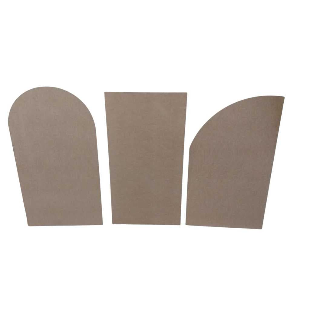 kit trio  romano com suporte atrás 1metro x60 cm