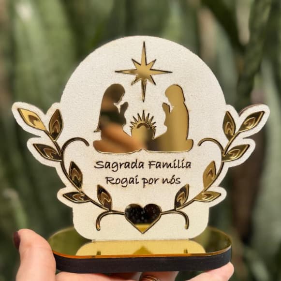 Lembranças católicas religiosas Primeira Comunhão Crisma Batizado Sagrada Familia