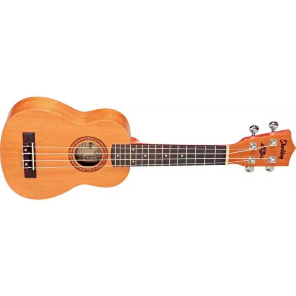 Ukulele Shelby Su 23m concert marrom Acústico