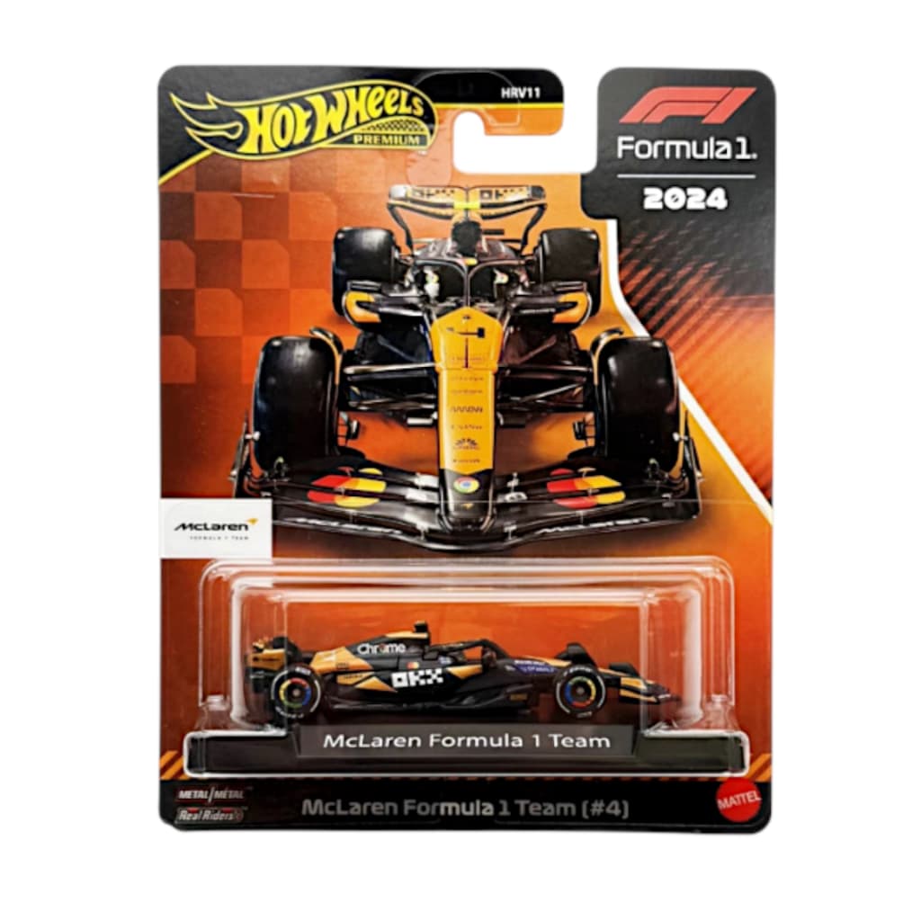 Carrinho Hot Wheels Fórmula 1 Premium HRV11 | Colecionável Metal | Real Riders | Escolha o Modelo