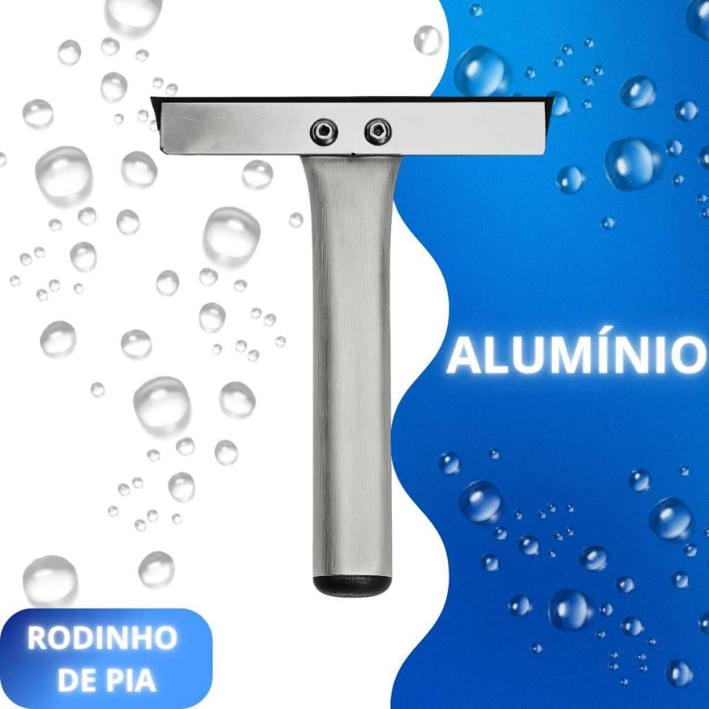 Rodinho De Pia Cozinha Rodo De Aluminio Resistente 15Cm Alta Qualidade Unidade