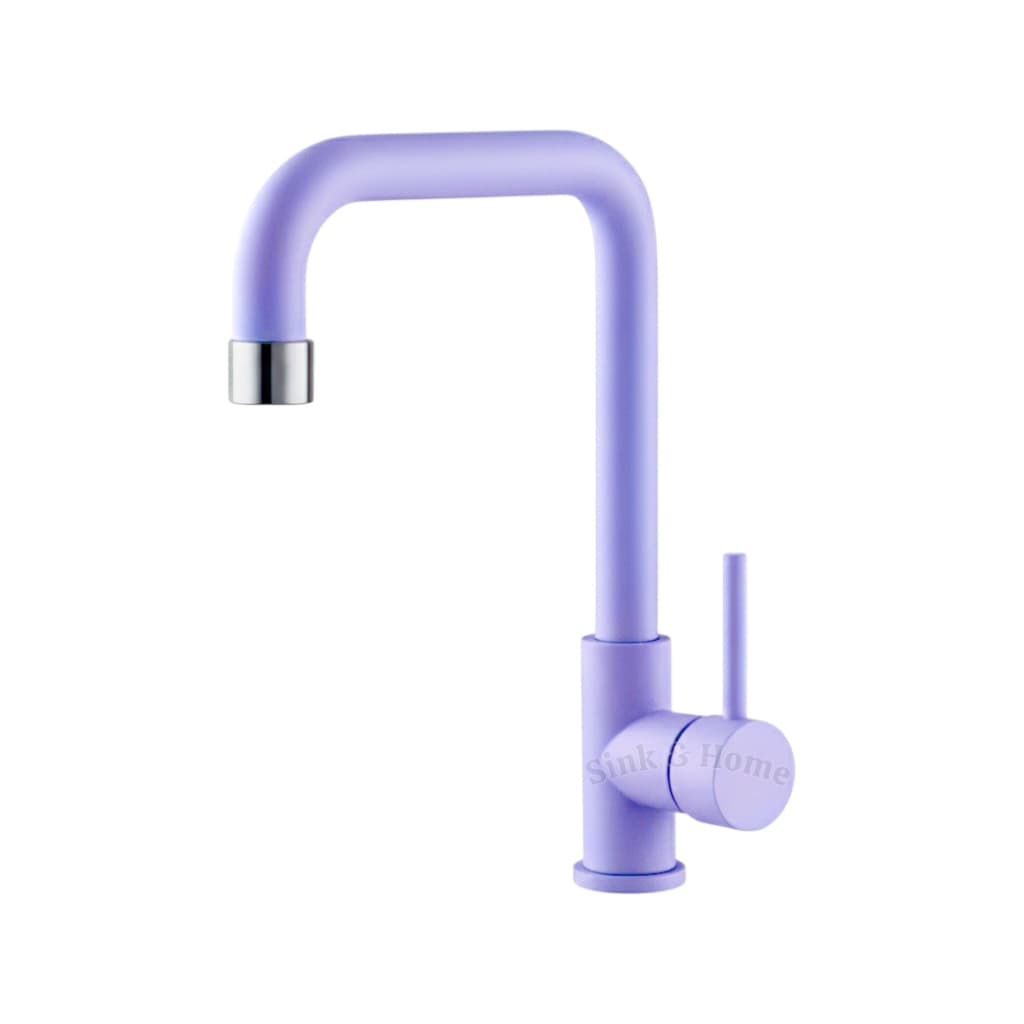 Torneira De Bancada Lilás P/ Cuba Pia Metal Cozinha 26cm