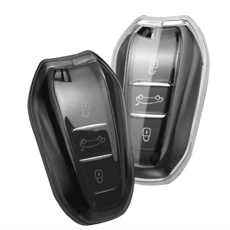 1 Capa TPU Chave Presencial Carro Citroën C4 Cactus/ Peugeot