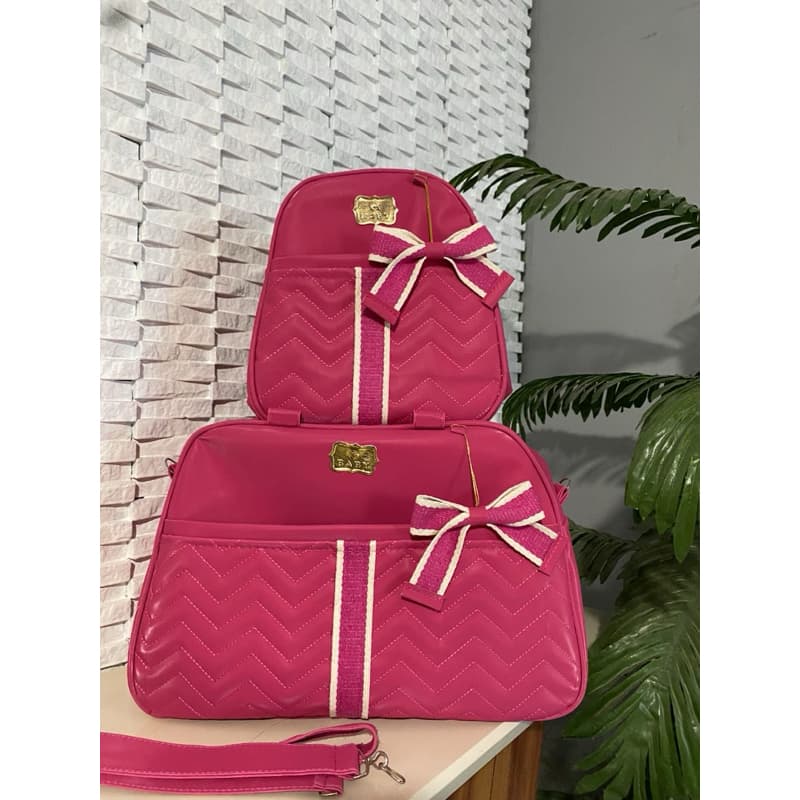 Bolsa Maternidade kit com 2 peças de laço, ENVIO IMEDIATO.