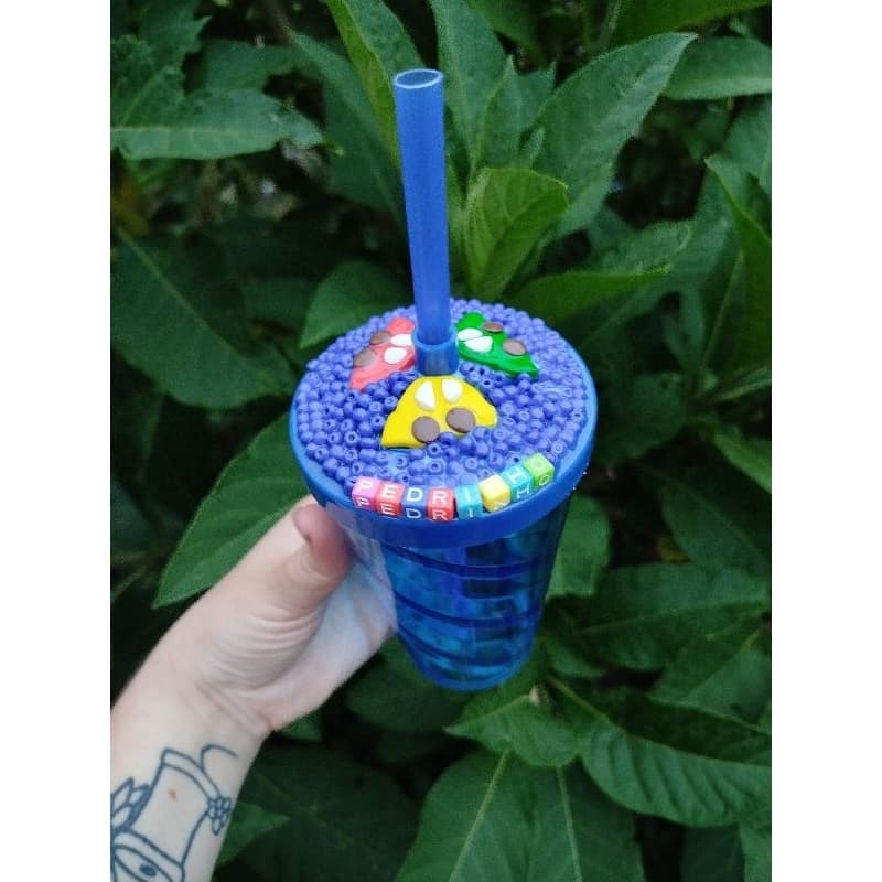 Copo + chupeta erê Pedrinho 🚙