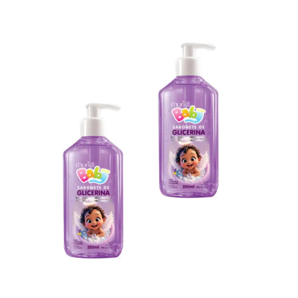 Kit 2 sabonetes líquidos Muriel Baby 250ML