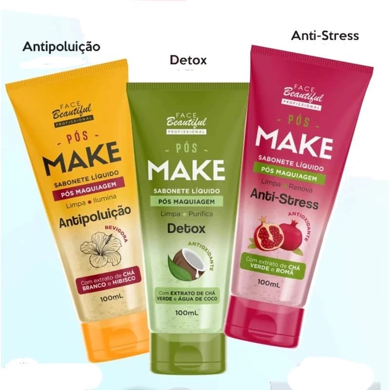 Sabonete Líquido Pós Make Face Beautiful 100ml