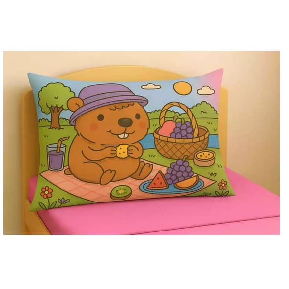 Jogo De Lencol Solteiro Infantil Menina Menino 100% Algodão Estampado Toque Suave Macio Duravel Conforto