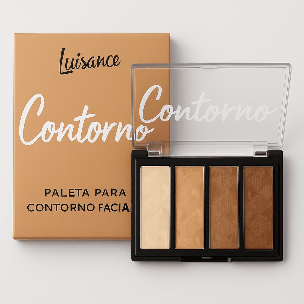 Luisance Paleta Contorno 4 Cores ➤ Acabamento Matte e Alta Fixação