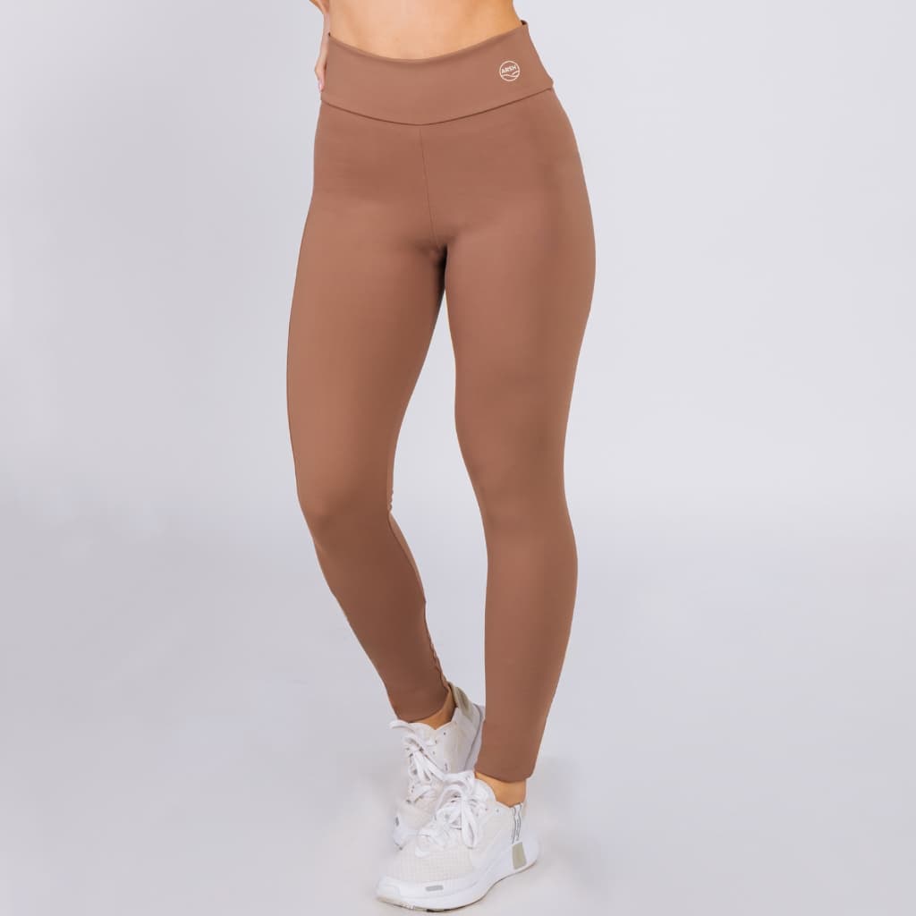 Legging Fitness Poliamida Zero Transparência com Proteção UV50 Compressão Alta Sustentação Academia