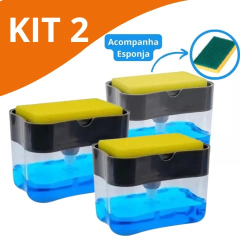 Dispenser De Detergente 2 em 1