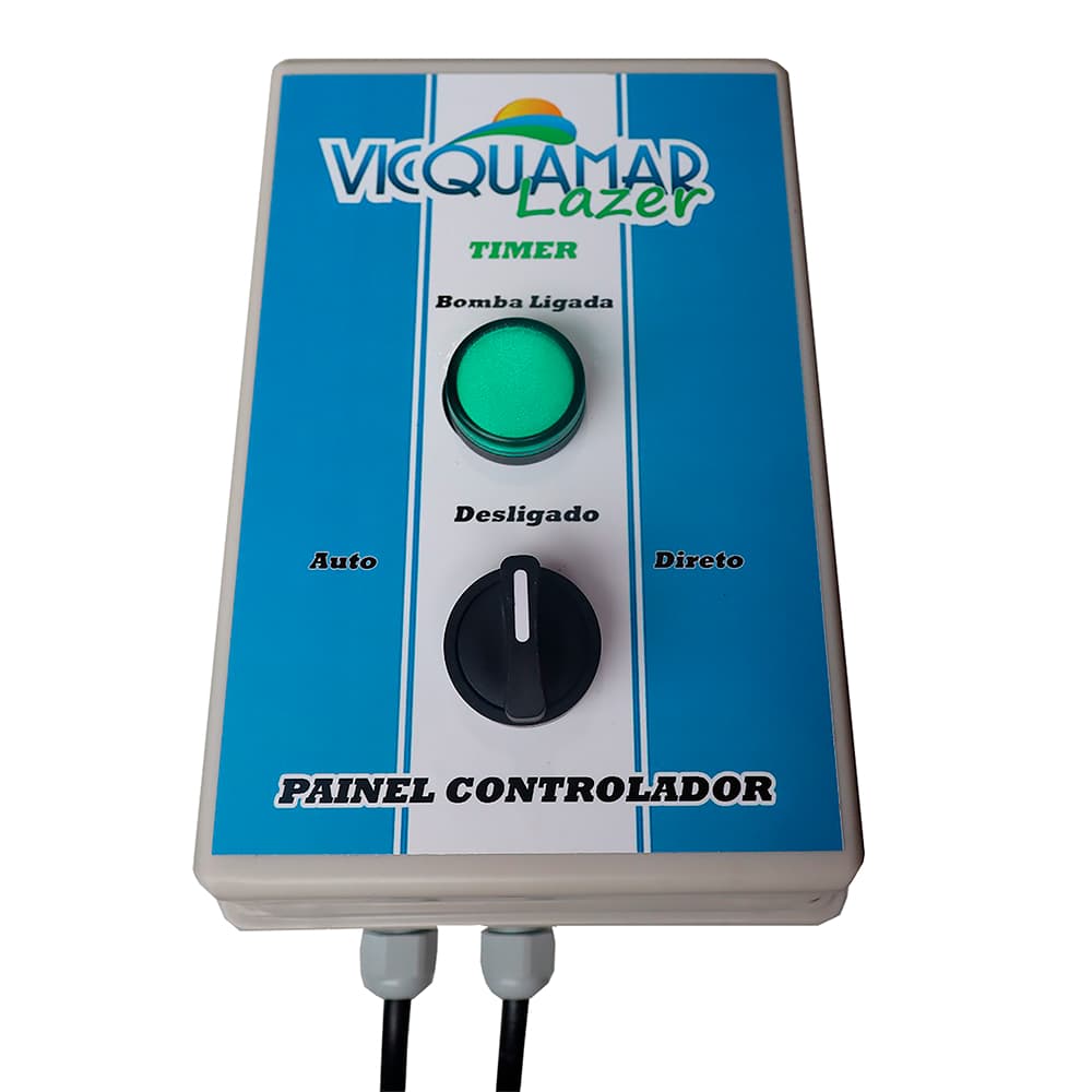 Quadro De Comando Elétrico Bomba De Piscina 220v 16a Timer Digital