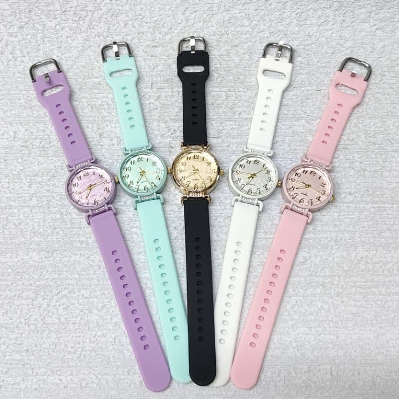 Relógio feminino silicone