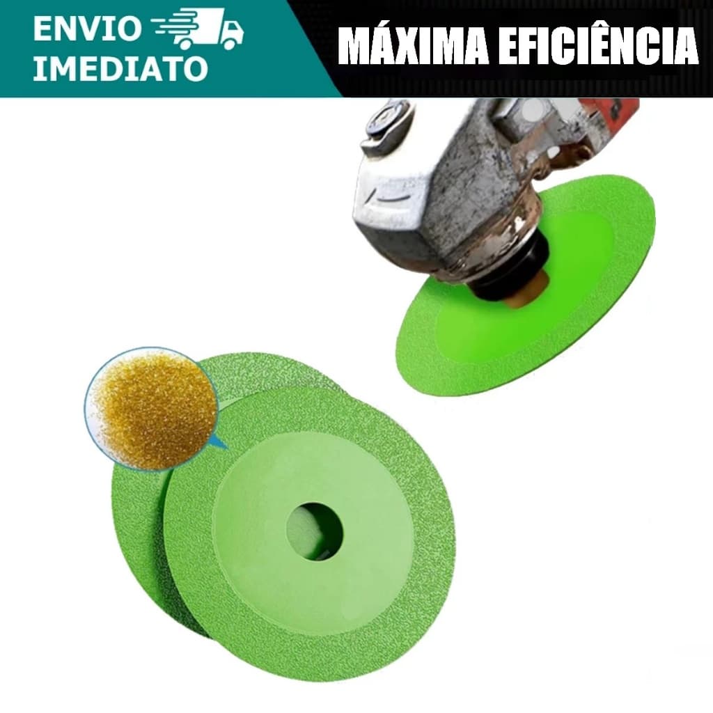 Disco Diamantado 115mm Ultrafino – Corte Preciso em Vidro, Cerâmica, Porcelanato Corte Profissional