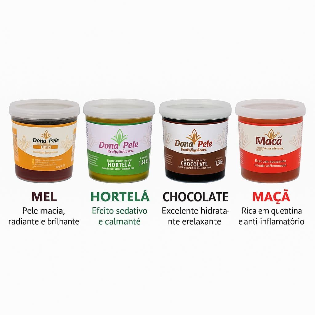 Cera Depilatória Quente Hidrossolúvel Dona Pele 1,2Kg