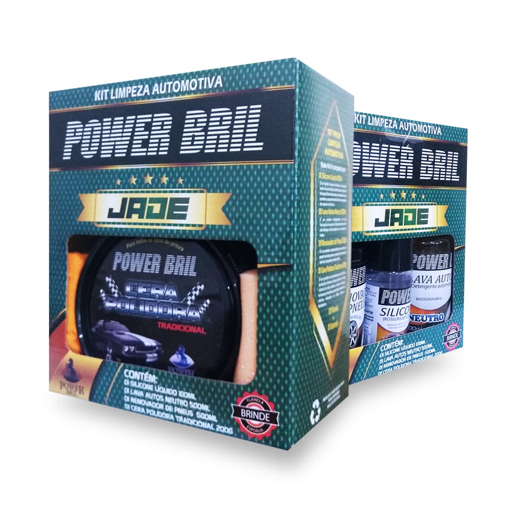 Kit Estética Automotiva Power Bril Jade
