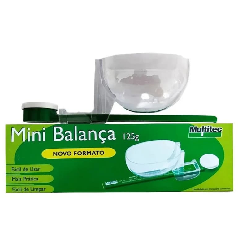 Mini Balança Multi Uso Multitec 125g Pesa E Mede