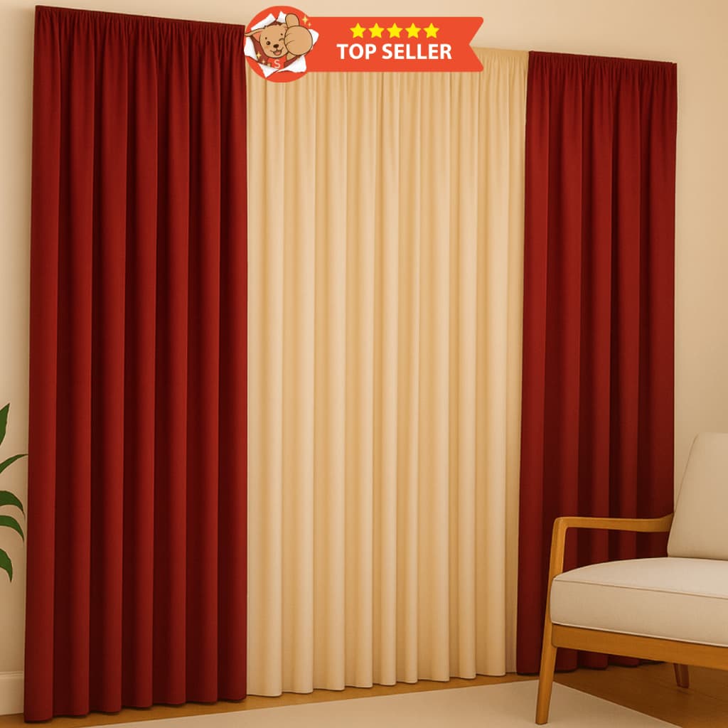 Cortina Versátil 5,00X2,80 Para Decoração Sala Quarto Escritório Igreja Elegância e Conforto