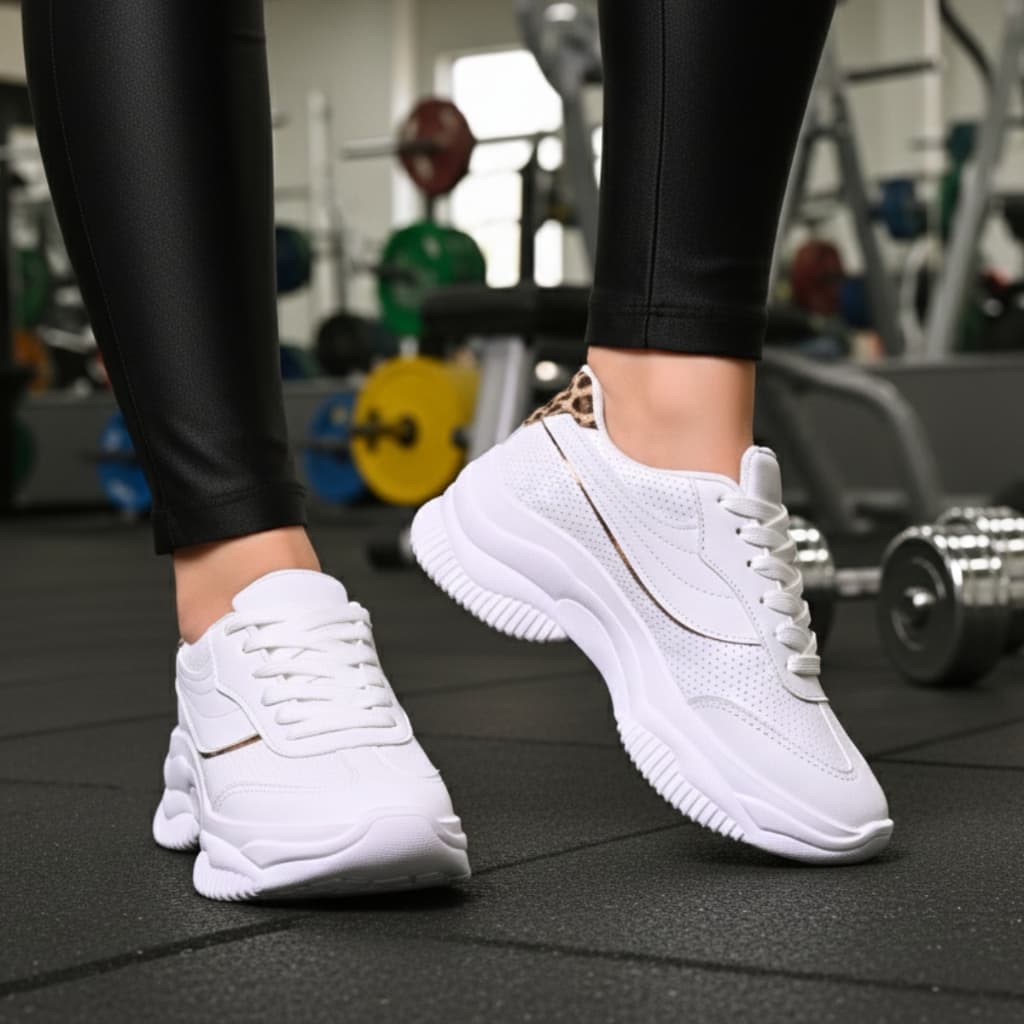 Tênis Plataforma Feminino Confortável Leve Casual Moda Urbana Atual