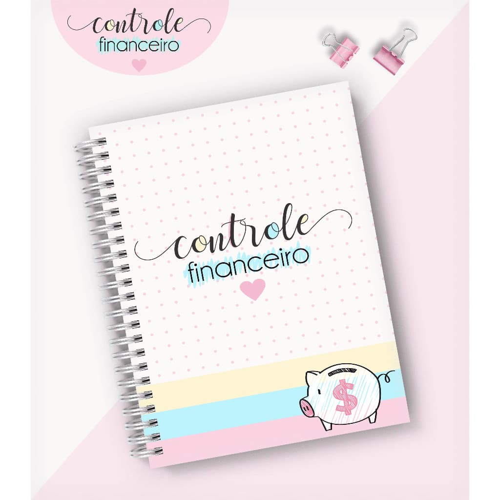 Caderno de Controle Financeiro - Planner Financeiro - 2026 e 2027
