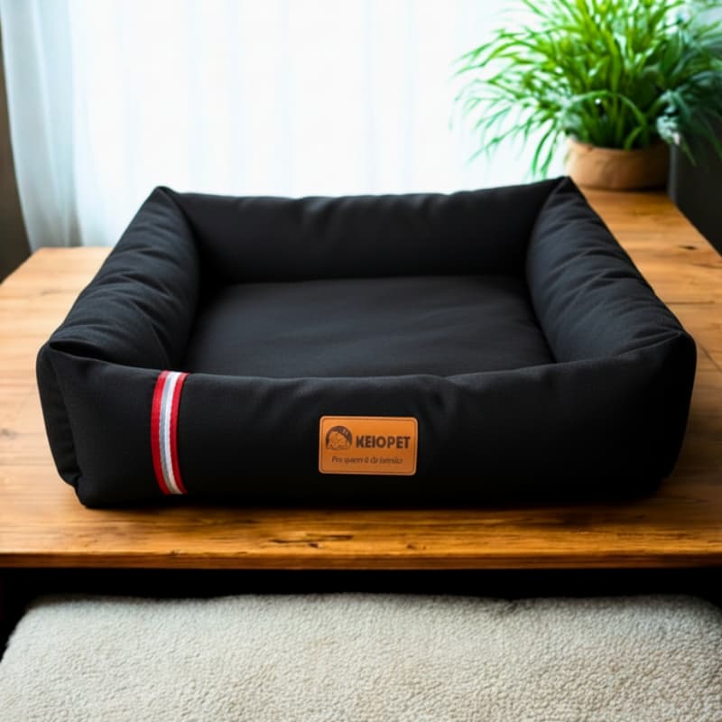 Cama Para Cachorro ou Gato Keio Pet Lançamento Veludo Fundo Impermeável Zíper e Lavável