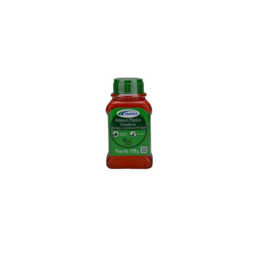 Adesivo Cola Pvc Extra Forte Frasco 175 Gr Amanco Vermelho