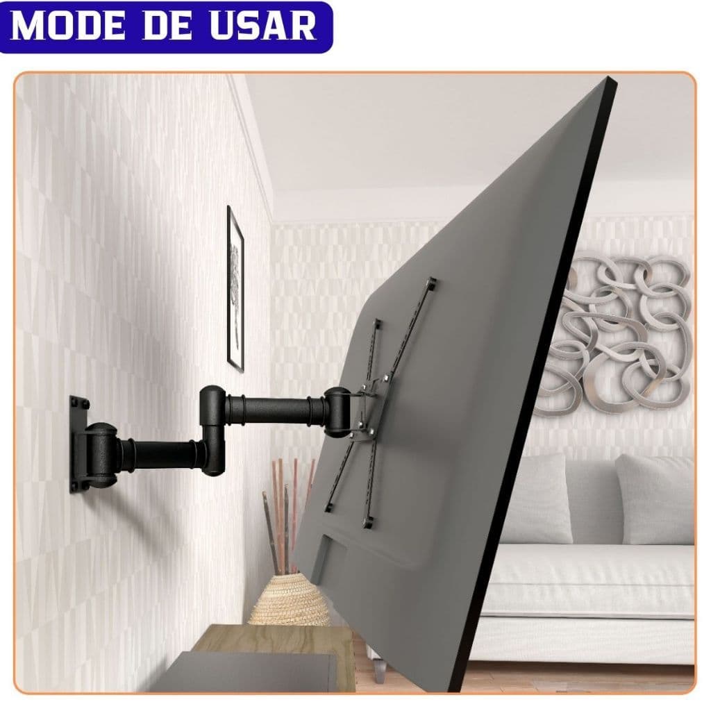 Suporte Articulado Triarticulado Para Tv De 19 A 56 Parede