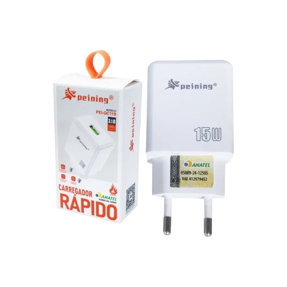 Carregador Usb 3.1A PEI-QC119 - Peining