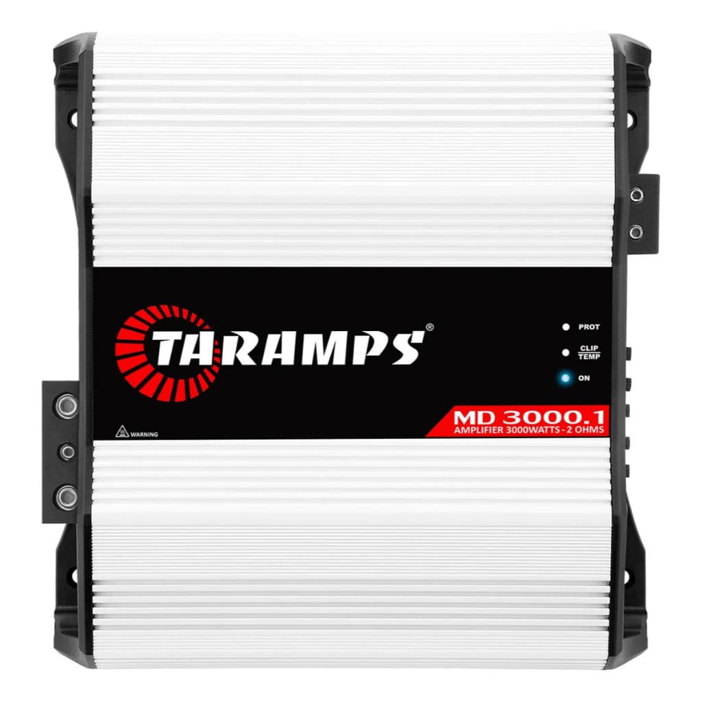 Modulo Amplificador Md 3000 4 Ohms Taramps Som Automotivo 12v Mono Potencia 3000w Rms 4 Ohms Full Range Digital Rca Md