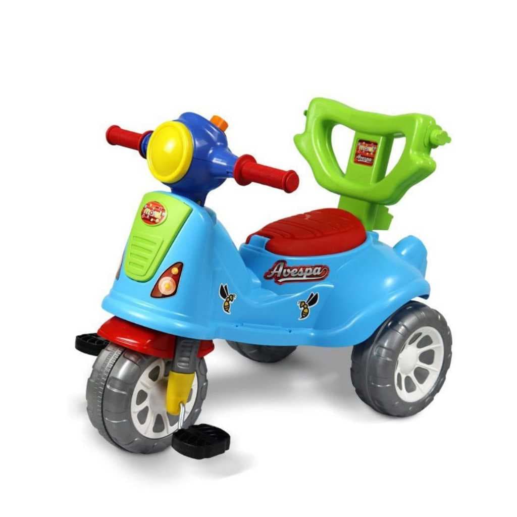 Carrinho de Passeio Infantil Triciclo Avespa - Colorido