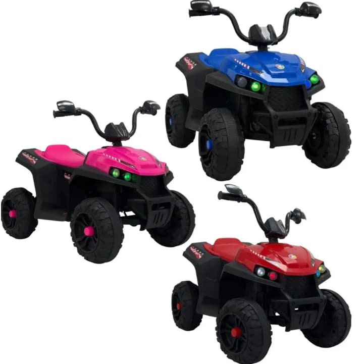 Carrinho Quadriciclo Elétrico Infantil Speed Trail Rider 12V com Luz e Som BANG TOYS