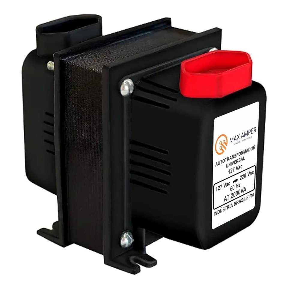 Auto Transformador 2000VA até 1100W Conversor Energia 220V Para 110V e 110V para 220V