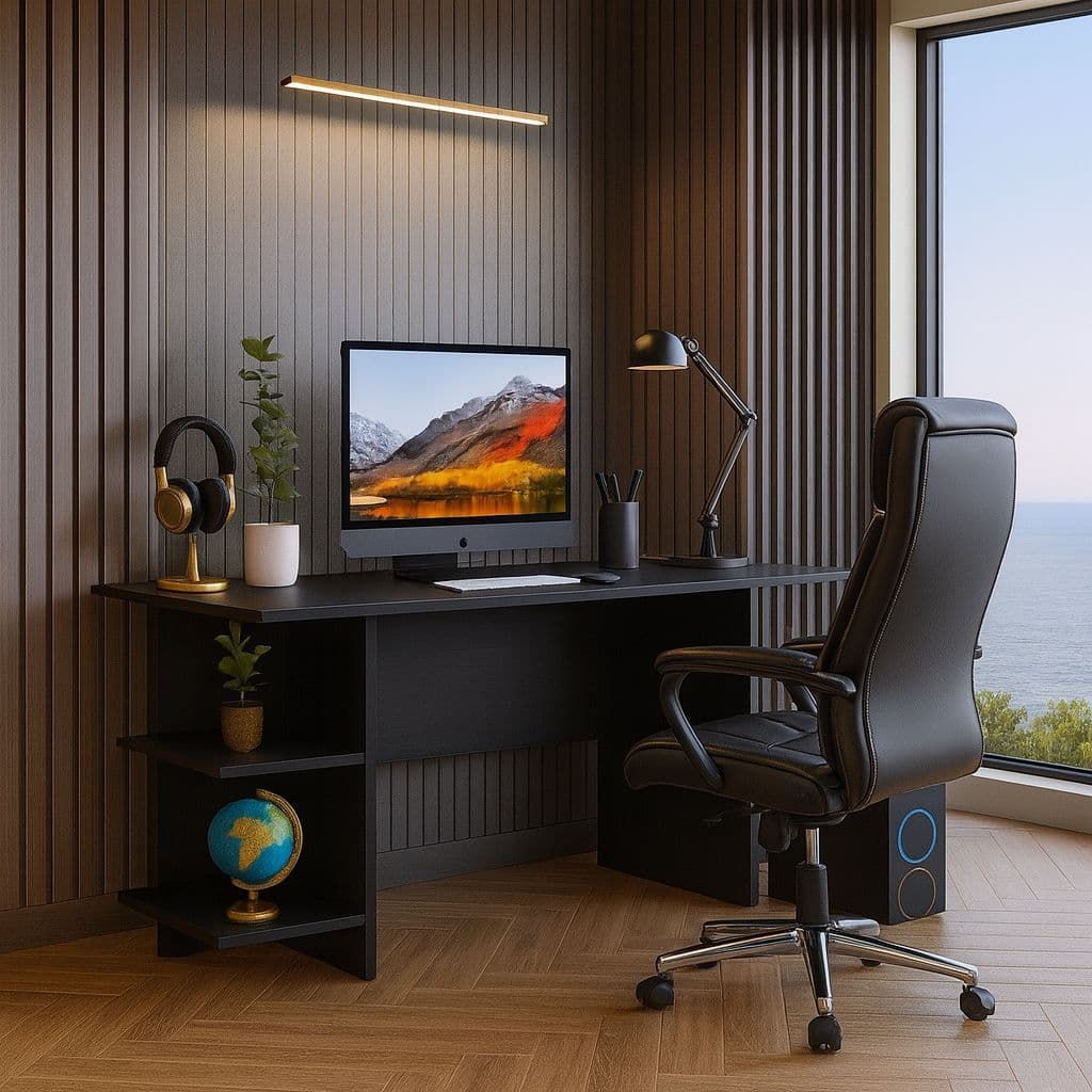 Escrivaninha para Computador Gamer – Mesa Funcional p/ Quarto e Escritório