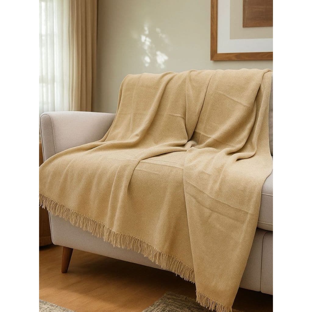 Manta Para Sofá Lisa Grande Cores Neutras e Decorativas Elegantes para Cama e Poltrona