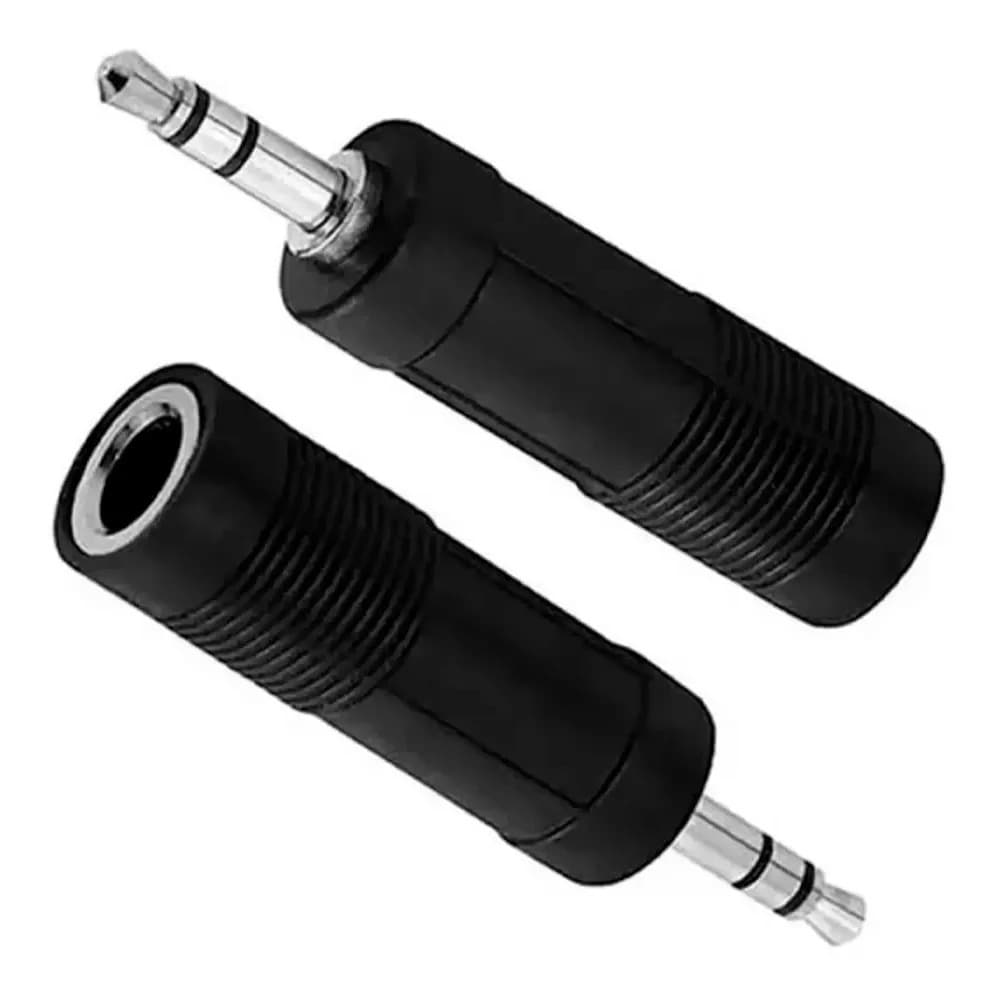 Adaptador Plug P10 Fêmea X P2 macho - D-P2-P10 - GRASEP