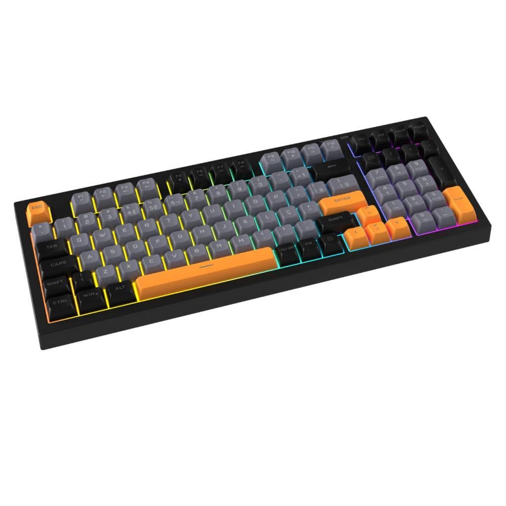 Teclado Gamer G-Fire RGB - Tipo-C - KG798– Moderno, Compacto e Resistente