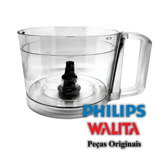 Jarra + Eixo Ri7300 Ri7301 Ri7302 Ri7303 Philips Walita Original Central Processador Peça Reposicao