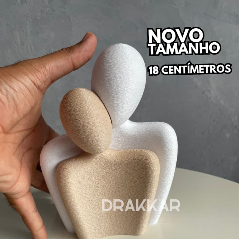 Presente Casal de Namorados - Escultura  Amor e Proteção
