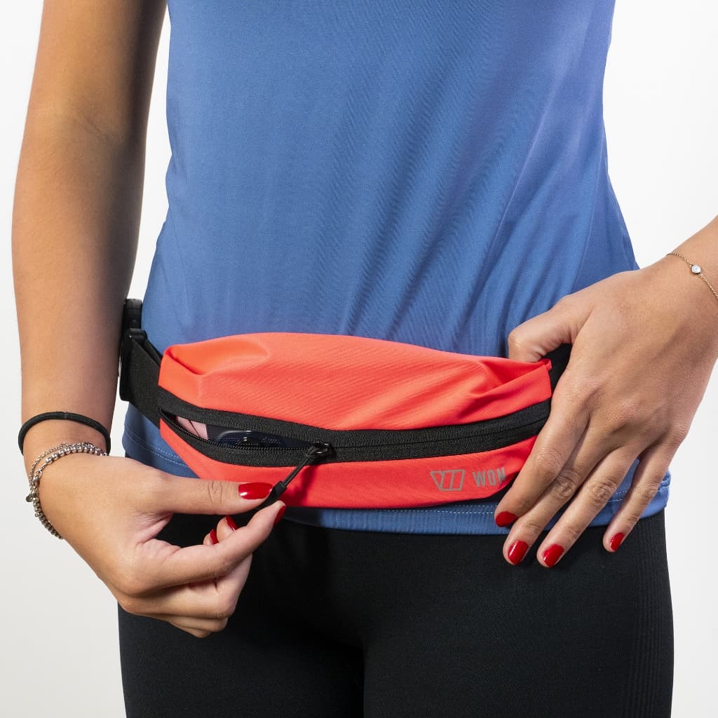 Pochete Bag Slim Para Celular Doleira Chaves Carteira Cinto Para Corrida Academia