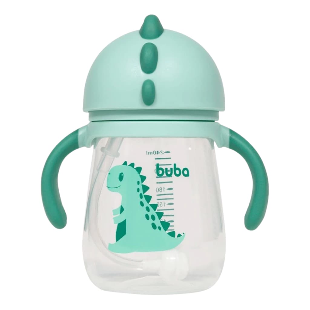 Copo Infantil Dino Buba Alça Removível