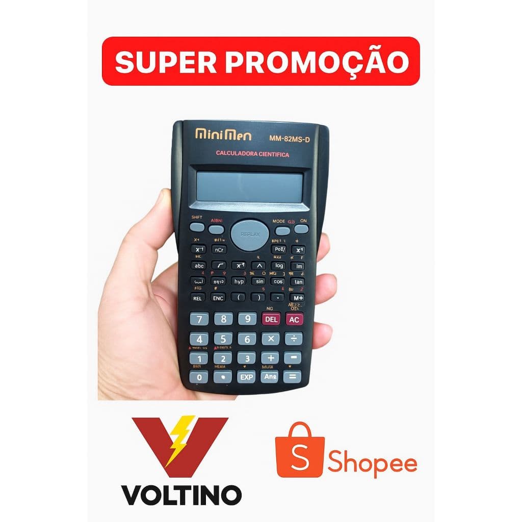 Calculadora Científica MM--82ms 240 Funções