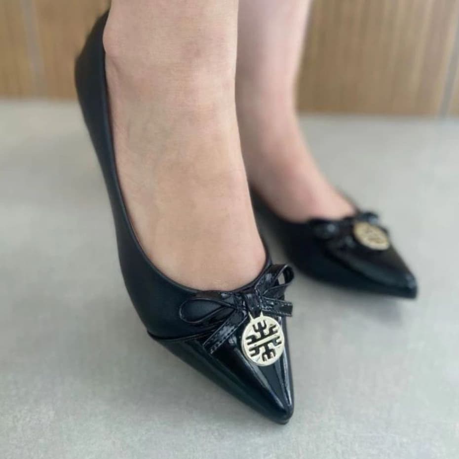 Sapatilha Feminina Verniz Bico Fino Elegante Casual Confortável  Moda Feminina
