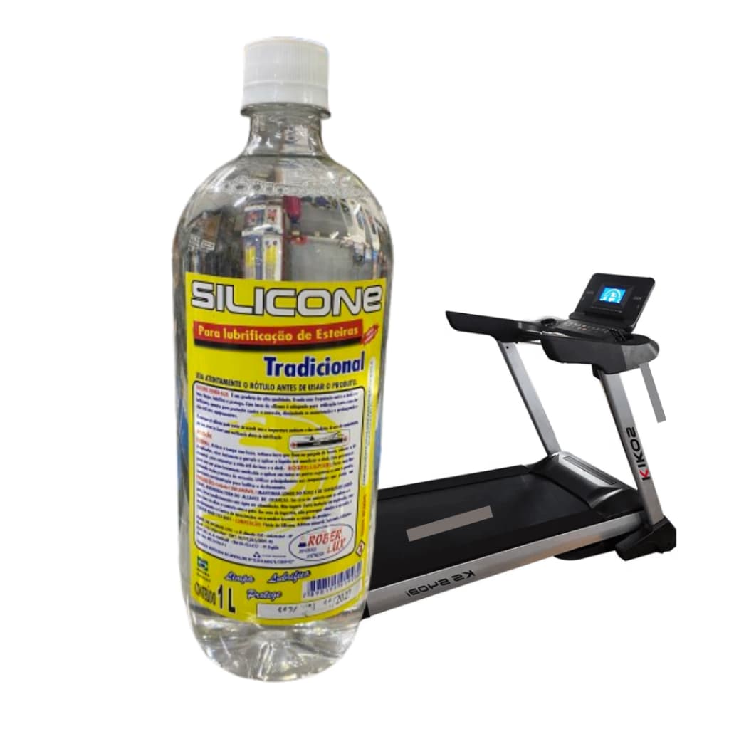 Silicone Líquido Tradicional Rober-Lux 1L Lubrifiicante Equipamentos Fitness Academia Anticorrosivo