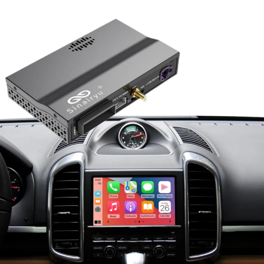 Interface Módulo Carplay Android Auto Sem Fio Plug and Play Para Porsche PCM 3.1 2011-2016