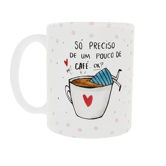 Caneca Personalizada Porcelana Café