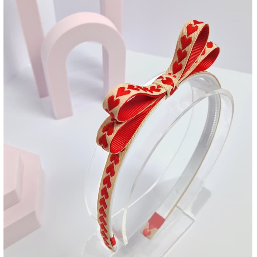 Tiara infantil de Cabelo Menina - Arco de cabelo - Tiara Doce Amor