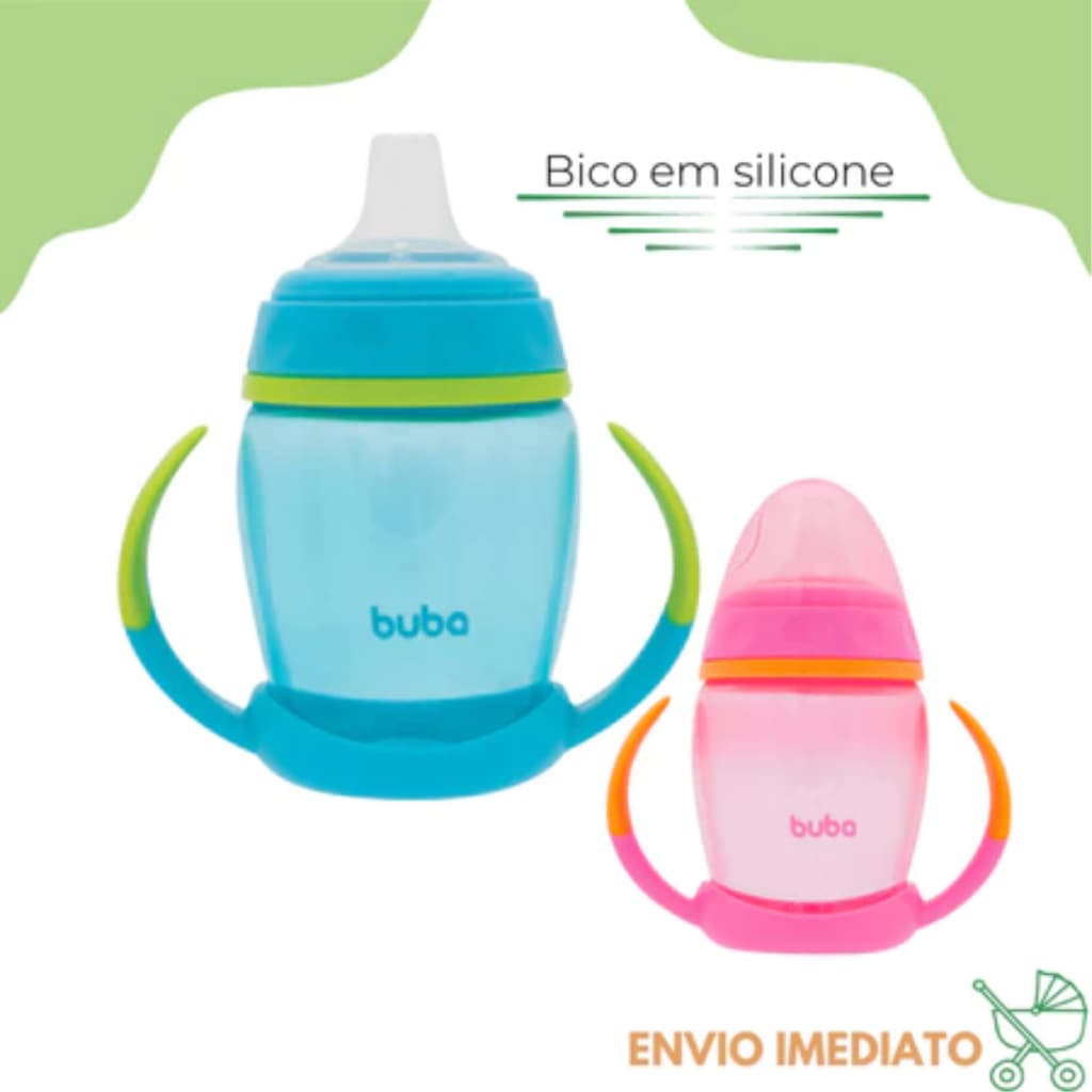Copo de Treinamento Infantil com Alça Removivel Buba