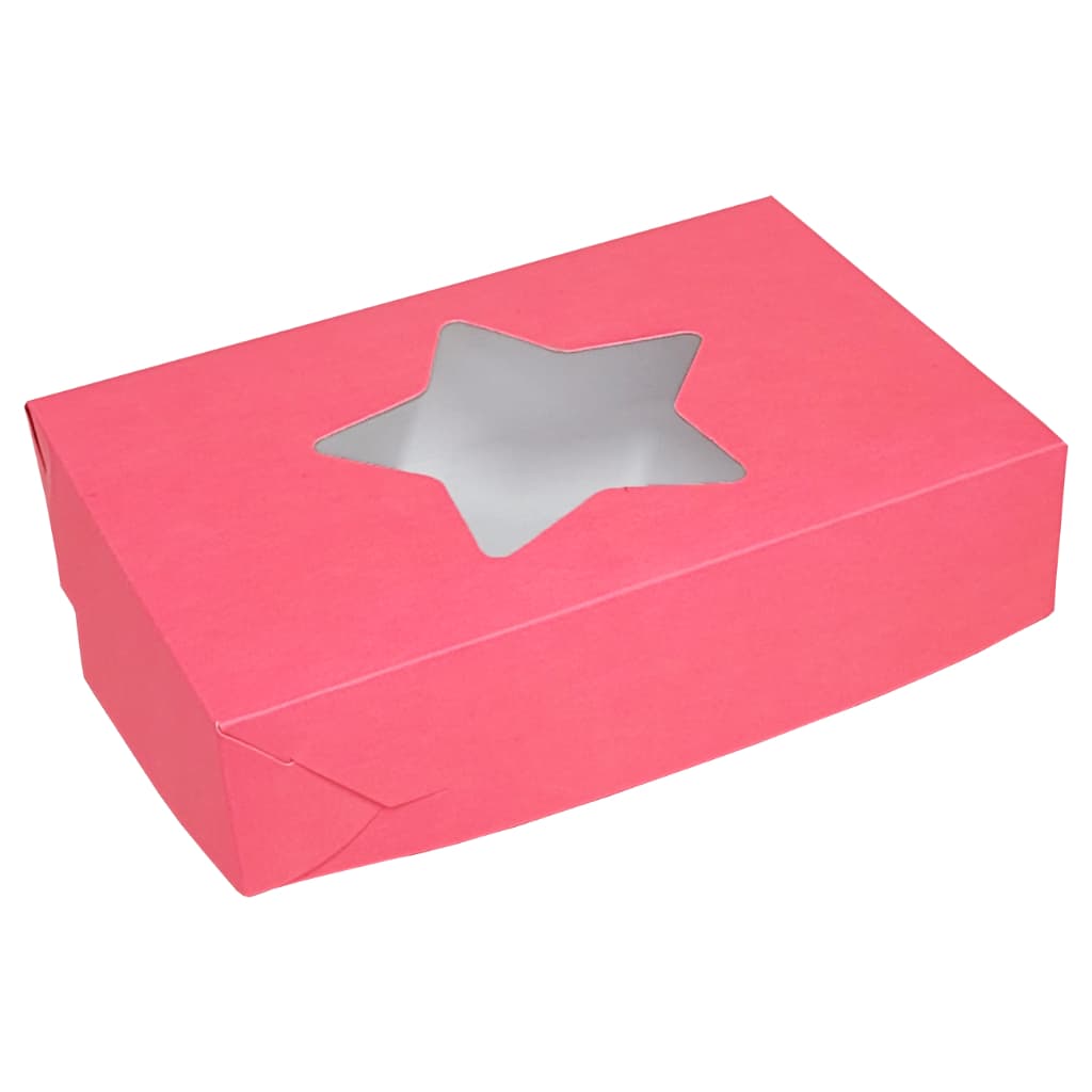 Caixa Embalagem com Visor (15x10x3,5cm) para Doces Lembrancinhas Brownies