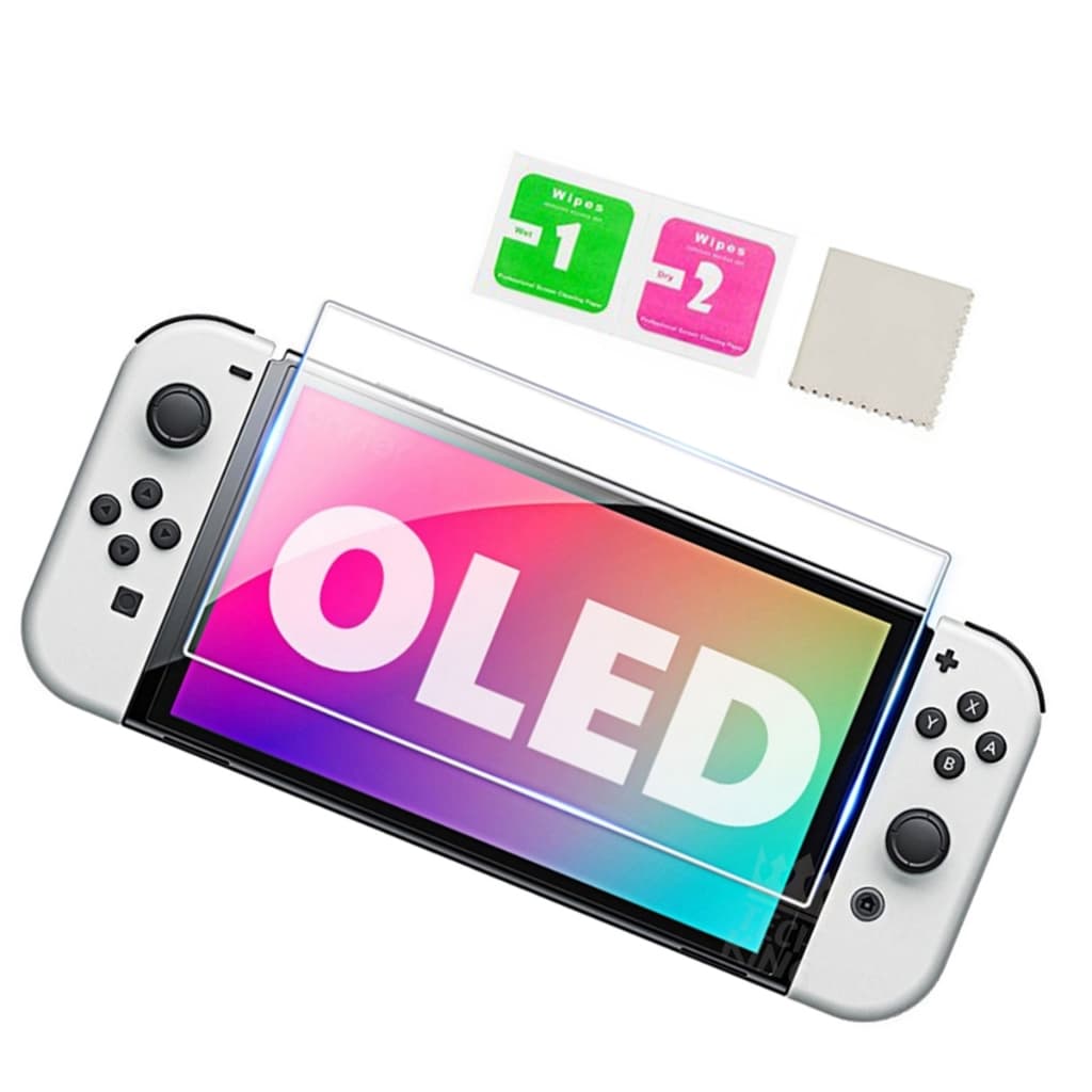 Pelicula de Vidro Temperado Resistente 9h para Tela do Nintendo Switch Oled
